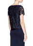 Back View - Click To Enlarge - TORY BURCH - 'Ian' guipure lace blouse