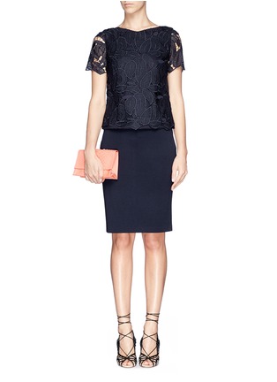 Figure View - Click To Enlarge - TORY BURCH - 'Ian' guipure lace blouse