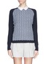 Main View - Click To Enlarge - TORY BURCH - 'Carmine' crochet knit sweater