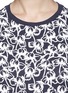 Detail View - Click To Enlarge - TORY BURCH - 'Cathy' rubber floral print T-shirt