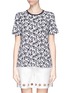 Main View - Click To Enlarge - TORY BURCH - 'Cathy' rubber floral print T-shirt