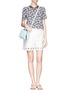 Figure View - Click To Enlarge - TORY BURCH - 'Cathy' rubber floral print T-shirt
