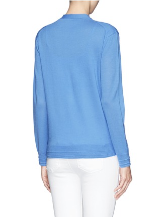 Back View - Click To Enlarge - TORY BURCH - 'Madison' Merino wool cardigan