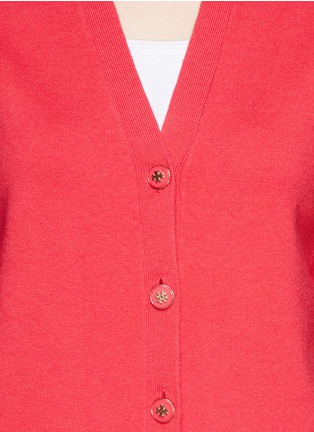 Detail View - Click To Enlarge - TORY BURCH - 'Madison' merino-wool blend cardigan