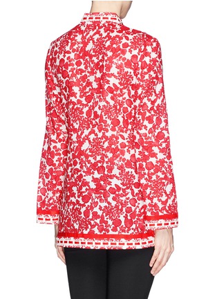 Back View - Click To Enlarge - TORY BURCH - 'Tory' floral print voile tunic