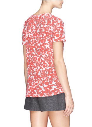 Back View - Click To Enlarge - TORY BURCH - 'Ester' floral print pima cotton T-shirt