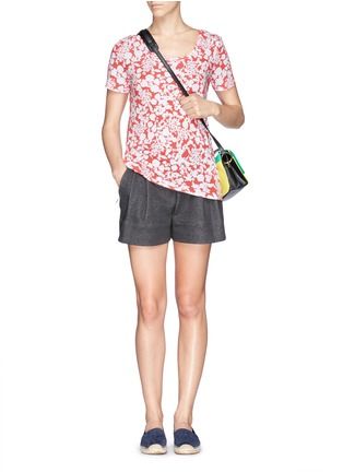 Figure View - Click To Enlarge - TORY BURCH - 'Ester' floral print pima cotton T-shirt