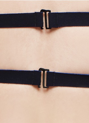 Detail View - Click To Enlarge - T BY ALEXANDER WANG - Reversible bonded tricot bandeau