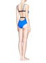 Back View - Click To Enlarge - T BY ALEXANDER WANG - Two tone bonded tricot one piece swimsuit