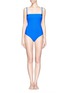 Main View - Click To Enlarge - T BY ALEXANDER WANG - Two tone bonded tricot one piece swimsuit