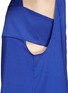 Detail View - Click To Enlarge - T BY ALEXANDER WANG - Open back bustier strap silk twill blouse