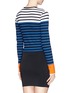 Back View - Click To Enlarge - T BY ALEXANDER WANG - Contrast cuff stripe T-shirt