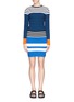 Figure View - Click To Enlarge - T BY ALEXANDER WANG - Contrast cuff stripe T-shirt