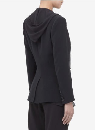 Back View - Click To Enlarge - ELIZABETH AND JAMES - Mona layered crepe jacket