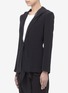 Front View - Click To Enlarge - ELIZABETH AND JAMES - Mona layered crepe jacket