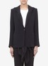 Main View - Click To Enlarge - ELIZABETH AND JAMES - Mona layered crepe jacket