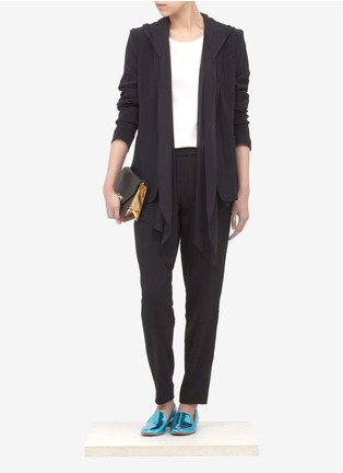 Figure View - Click To Enlarge - ELIZABETH AND JAMES - Mona layered crepe jacket