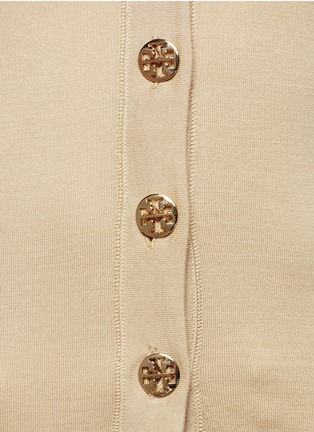 Detail View - Click To Enlarge - TORY BURCH - Simone cotton cardigan