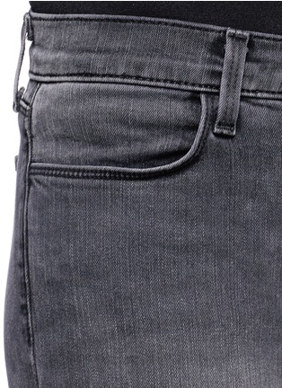 J BRAND - Photo Ready distressed cropped skinny jeans - on SALE | Black ...