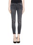 Main View - Click To Enlarge - J BRAND - Photo Ready distressed cropped skinny jeans