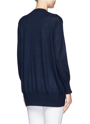 Back View - Click To Enlarge - TORY BURCH - Lola open-front cardigan