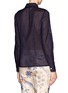 Back View - Click To Enlarge - TORY BURCH - 'Brigitte' cotton blouse