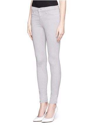 Front View - Click To Enlarge - J BRAND - Luxe sateen super skinny jeans