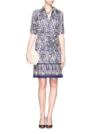 Figure View - Click To Enlarge - TORY BURCH - Brigitte cotton voile shirtdress