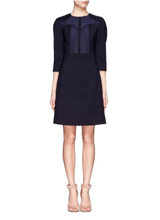 Main View - Click To Enlarge - VICTORIA, VICTORIA BECKHAM - Panelled shift dress