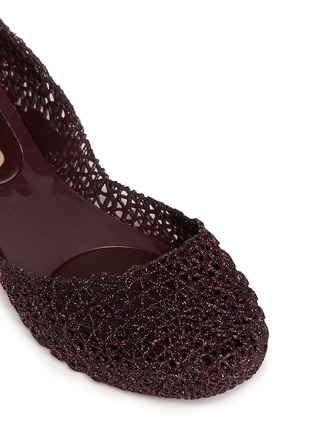 Detail View - Click To Enlarge - MELISSA - x Campana 'Papel' glitter flats