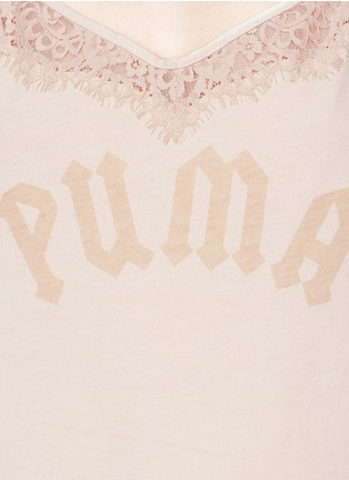 Detail View - Click To Enlarge - FENTY PUMA BY RIHANNA - Lace trim jersey camisole