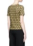 Back View - Click To Enlarge - DRIES VAN NOTEN - 'Hajian' honeycomb lace T-shirt