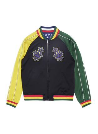 Main View - Click To Enlarge - OPENING CEREMONY - Global Varsity reversible jacket – Jamaica and United States