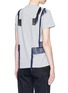 Back View - Click To Enlarge - 72951 - Asymmetric fringe cotton T-shirt