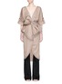 Main View - Click To Enlarge - 73052 - 'Patagonia' bow belt ruffle trench coat