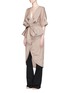 Figure View - Click To Enlarge - 73052 - 'Patagonia' bow belt ruffle trench coat