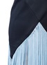 Detail View - Click To Enlarge - GALVAN LONDON - 'Carmen' asymmetric fringe maxi bodycon dress