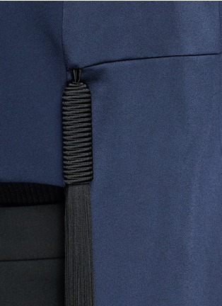 Detail View - Click To Enlarge - GALVAN LONDON - 'Toro' tassel satin crepe jacket