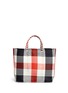 Main View - Click To Enlarge - TRUSS - Medium woven plaid PVC tote