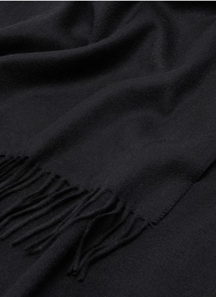 Detail View - Click To Enlarge - ISH - Cashmere fringed scarf