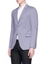 Front View - Click To Enlarge - TOPMAN - Skinny fit jersey blazer