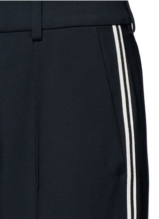 Detail View - Click To Enlarge - CHLOÉ - Piped sport stripe cady pants