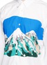 Detail View - Click To Enlarge - COMME DES GARÇONS SHIRT - Mount Fuji cutout print shirt