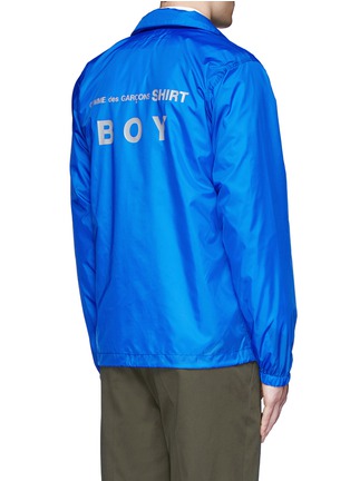 Back View - Click To Enlarge - COMME DES GARÇONS SHIRT - 'BOY' windbreaker jacket