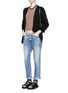Figure View - Click To Enlarge - CURRENT/ELLIOTT - 'The Unrolled Fling' distressed jeans