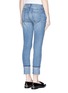 Back View - Click To Enlarge - CURRENT/ELLIOTT - 'The Cuffed Skinny' wide cuff jeans