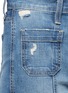 Detail View - Click To Enlarge - CURRENT/ELLIOTT - 'The Judy Flare' high waist distressed denim pants