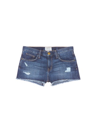 Main View - Click To Enlarge - CURRENT/ELLIOTT - 'The Boyfriend™' distressed rip frayed shorts