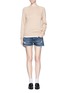 Figure View - Click To Enlarge - CURRENT/ELLIOTT - 'The Boyfriend™' distressed rip frayed shorts