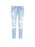 Main View - Click To Enlarge - CURRENT/ELLIOTT - 'The Fling' distressed jeans